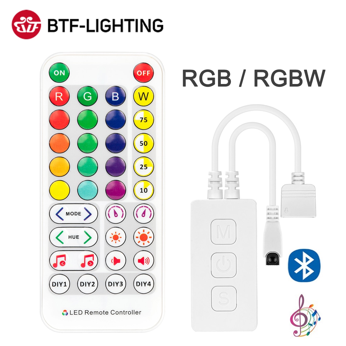   LED Ʈѷ, RGB RGBW IR 38 Ű, 2835 ..